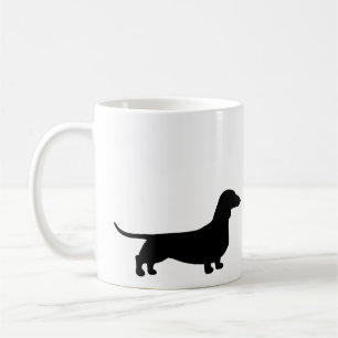 Mug Dachshund Silhouettes Wiener Amoureux des chiens
