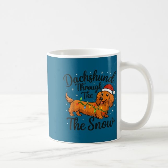 Mug Dachshund Through The Snow Christmas Pajama Toddle (Droite)