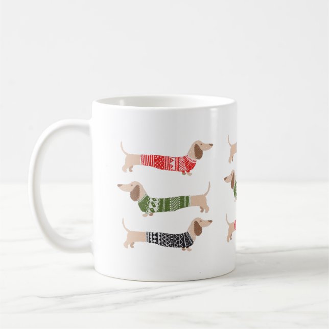 Mug Dachshund Wiener Dog animal de compagnie amant cad (Gauche)