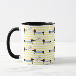 Mug Dachshund Wiener Dog Bonjour