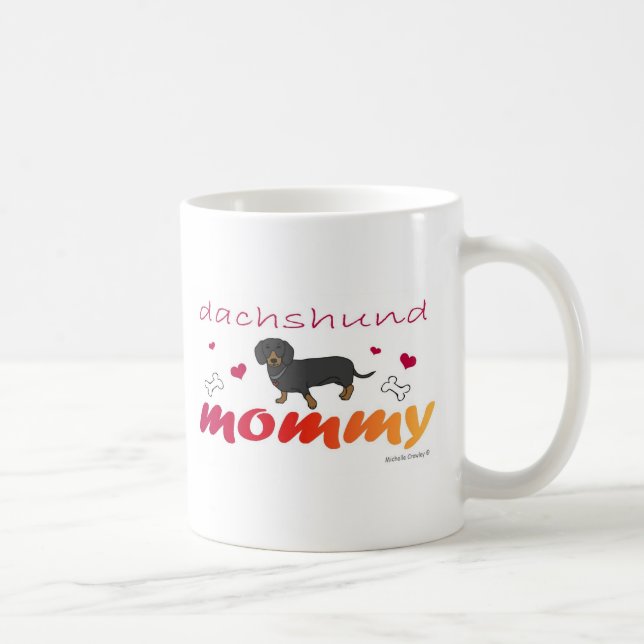 Mug DachshundBlkTanMommy (Droite)