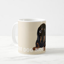 Mug Dachsund Chiot qui dort