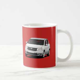 Mug Dacia Sandero II argentée - Culture automobile rou