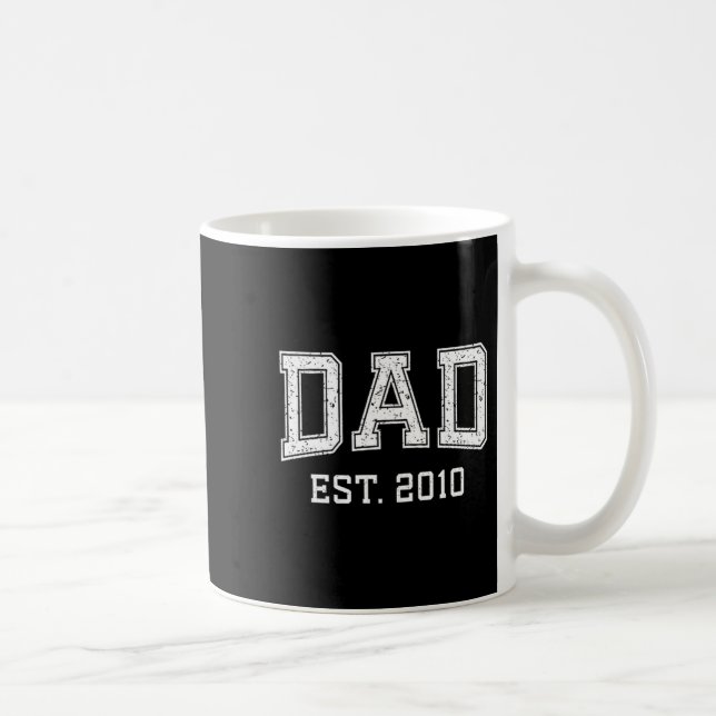 Mug Dad Est 2010 Dad D Fathers Day Ized  (Droite)