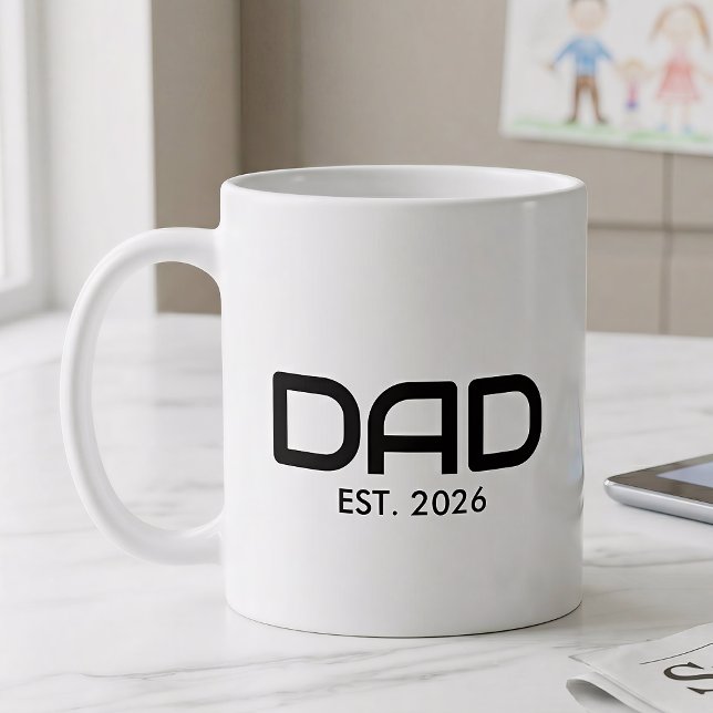 Mug Dad Established New Dad Gift  (Créateur téléchargé)