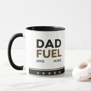 Mug DAD FUEL Café, Hobby, Silence Café