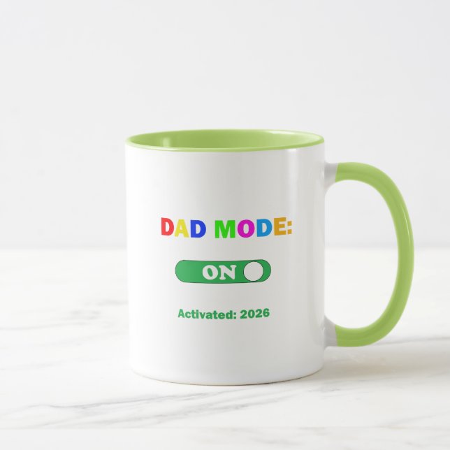 Mug Dad Mode ON Activated 2026  Pregnancy Announcement (Droite)