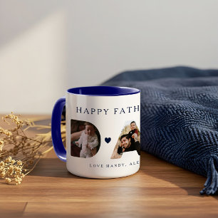 Mug DAD Photo Marine Fête des pères Keepsaké personnal