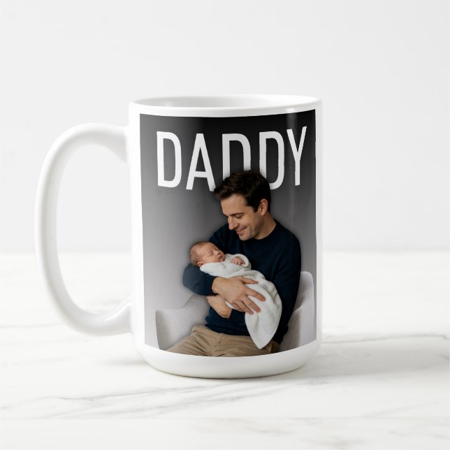 Mug Dad Photo This Year Name Best Daddy Ever (Gauche)