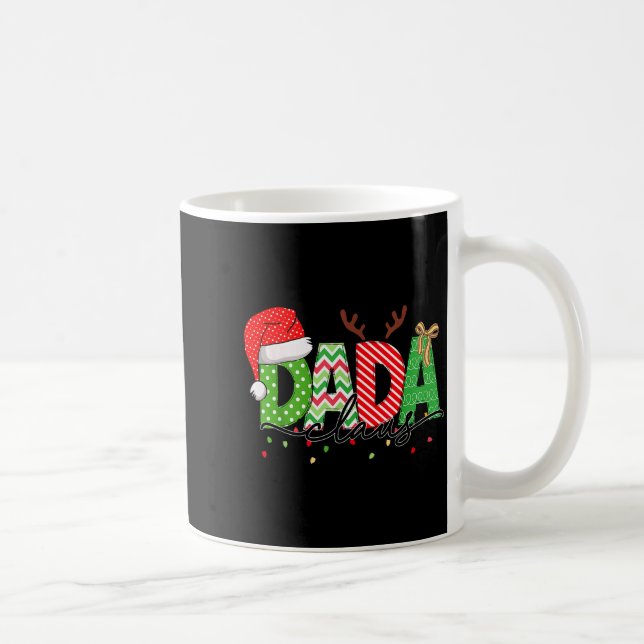 Mug Dada Claus Christmas Lights Pajama Family Matching (Droite)
