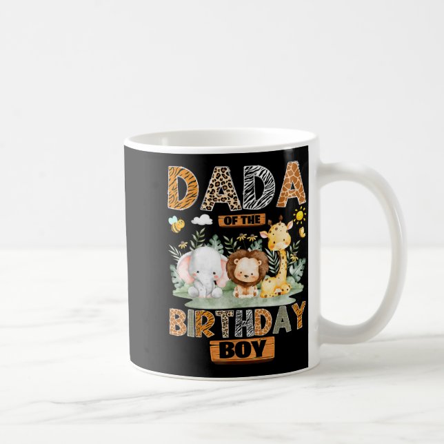 Mug Dada du safari jungle sauvage du garçon d'annivers (Droite)