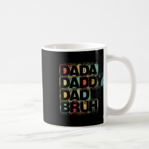Mug Dada Papa Papa Bruh Chemise Retro Vintage Funny Fi