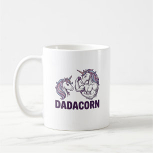 Mug Dadacorn Funny Licorne Papa Conception De Chemise