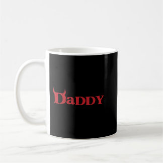 Mug Daddy Devil Horn Lazy Costume d'Halloween Pap goth