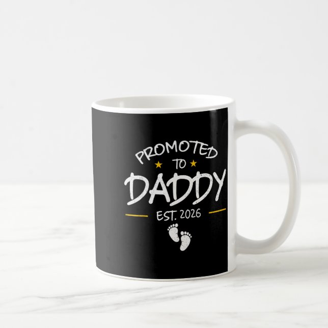 Mug Daddy Est 2026 Daddy To Be New Dad 2026 First Time (Droite)