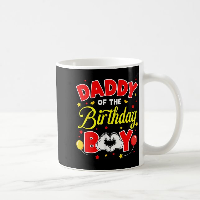 Mug Daddy Of The Birthday Boy Matching Dad Son Family  (Droite)