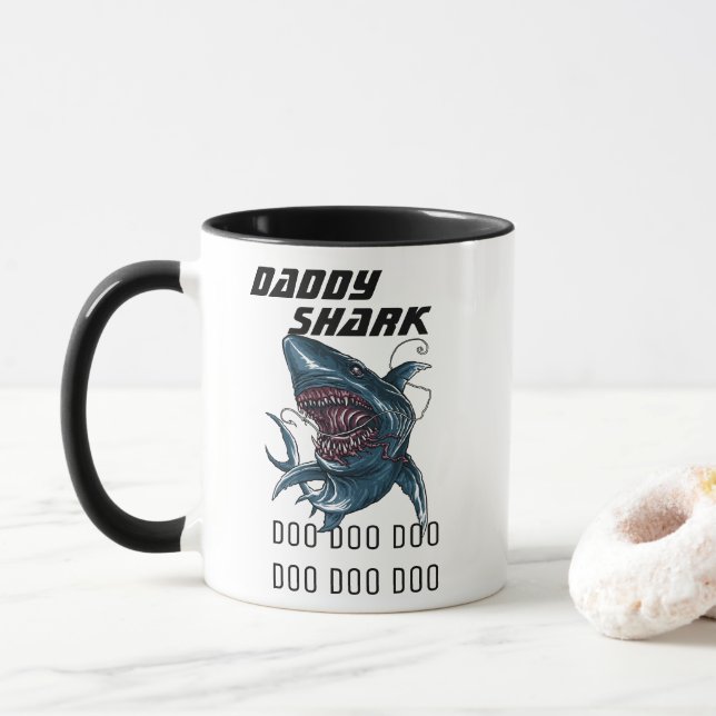 Mug Daddy Shark (Avec donut)