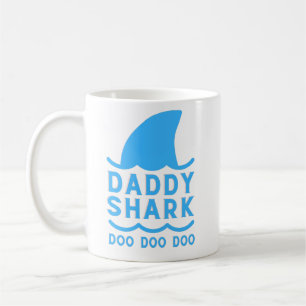 Mug Daddy Shark, Funny Daddy Shark Doo Doo Doo, Coffee