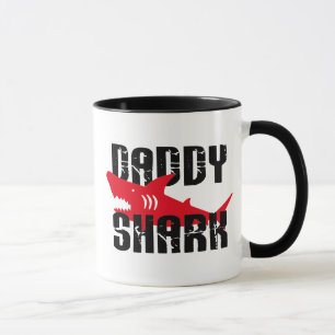 Mug Daddy Shark Worn Graphic