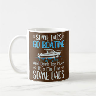 Mug Dads Boating Dad Boat Captain Pontoon Cruising 