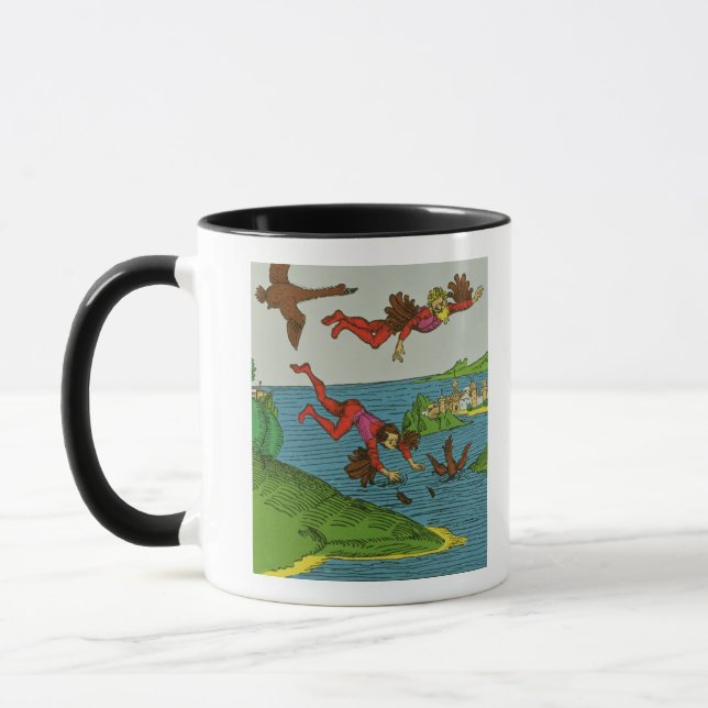 Mug Daedalus et Icare, XVème siècle (Gauche)