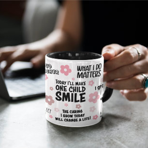 Mug d'affirmation de l'enseignant, Cadeau d'appréc