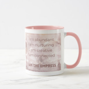 Mug d'affirmation de l'impératrice carte Tarot
