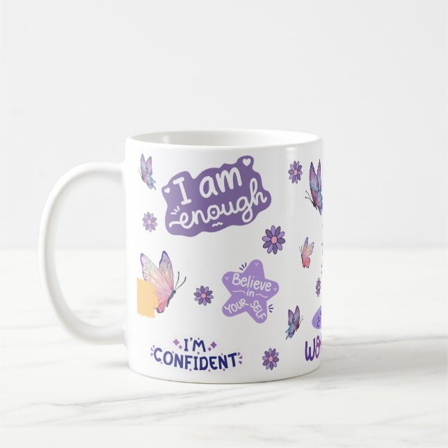 Mug d'affirmation positive (Gauche)
