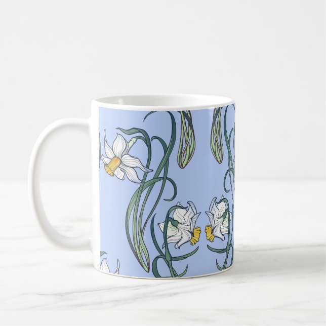 Mug Daffodils Art : Nouveau Printemps (Gauche)