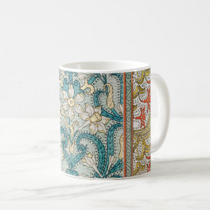 Mug Daffodique chintz papier peint à fleurs Art nouvea
