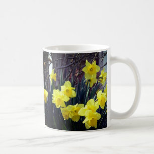 Mug Daffodiques de printemps ensoleillées 