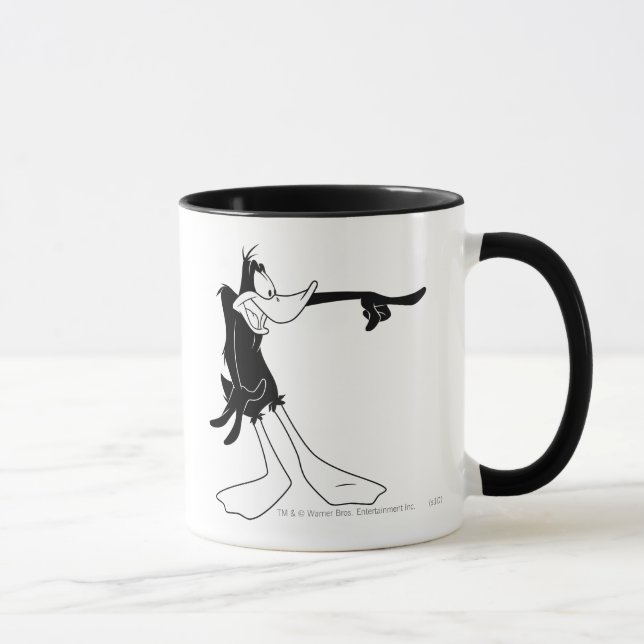 Mug DAFFY DUCK™ Choqué et Pointing (Droite)