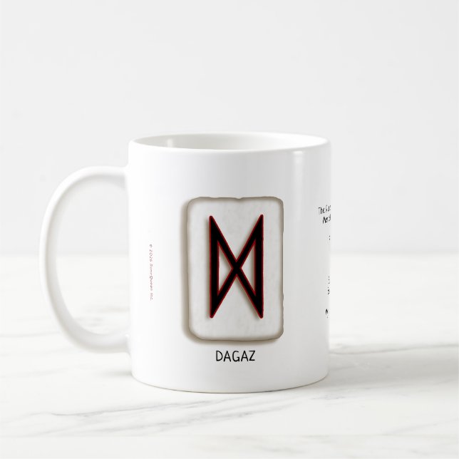 Mug Dagaz RuneStone 11 oz. (Gauche)