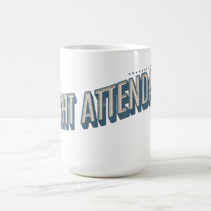 Mug d'agent de bord en détresse personnalisé