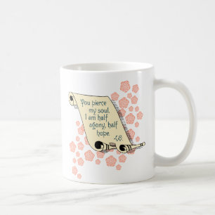 Mug D'agonie de la persuasion de Jane Austen demi,