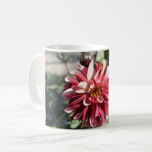 Mug Dahlia Rouge – Photographie Florale d'Art
