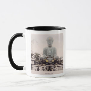 Mug Daibutsu à Kobe, c.1880 (P.R. d'albumen coloré p