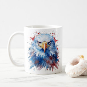 Mug d'aigle patriotique