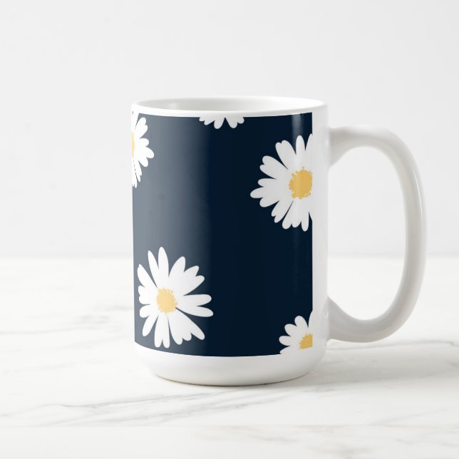 Mug Daisy On Blue Motif (Droite)