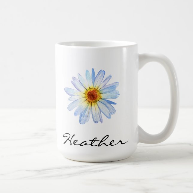 Mug Daisy Plutôt Personnalisé Personnalisé (Droite)