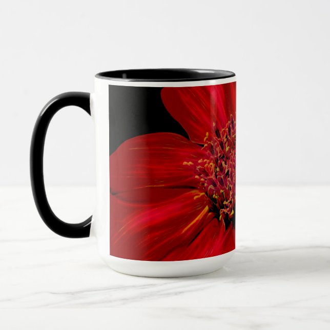 Mug Daisy rouge lumineuse (Gauche)