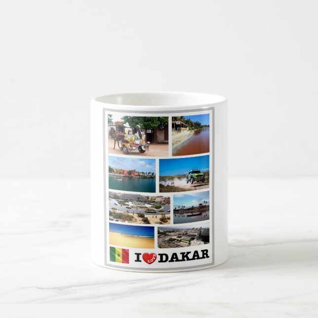Mug Dakar I Love - Sénégal - (Centre)