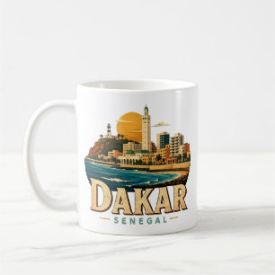 Mug Dakar Sénégal Voyage Art Monument Historique
