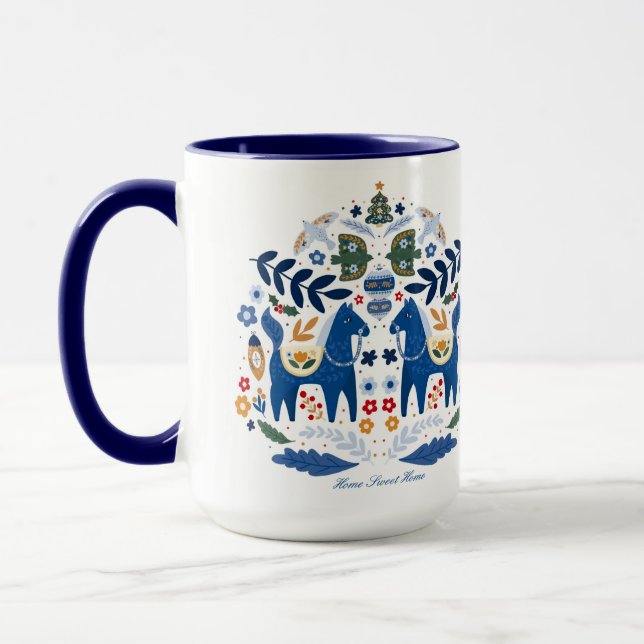 Mug Dala Horse - Home Sweet Home (Gauche)