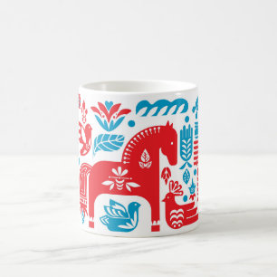 Mug Dala Rouge et Bleu Suédois
