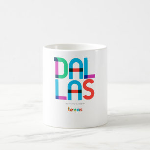Mug Dallas Texas milieu du siècle, Art Pop,