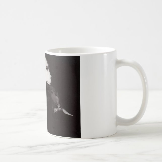 Mug Dalmate en noir et blanc (Droite)