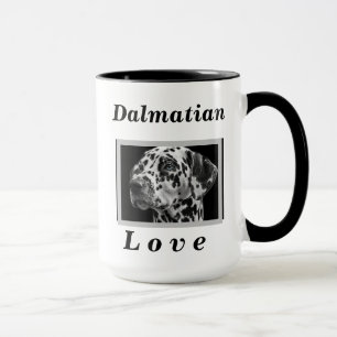 Mug Dalmatie Amour Amoureux des chiens cadeau pour ell