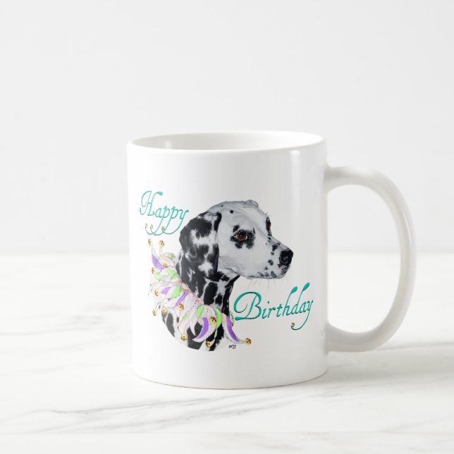 Mug Dalmatien Joyeux Anniversaire (Droite)