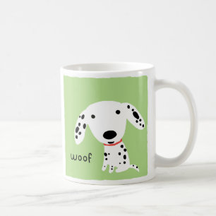 Mug Dalmatien Woof   Chien chiot mignon